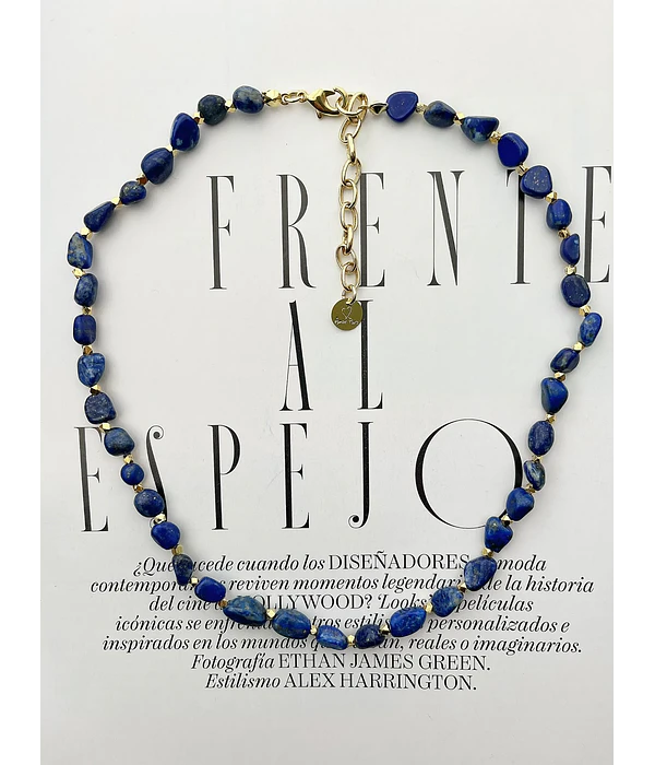 Collar Ana piedra lapislázuli