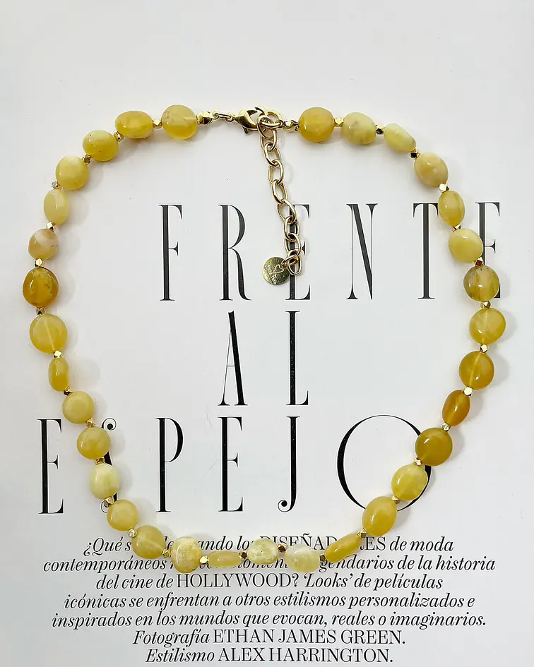 Collar Ana piedra ópalo