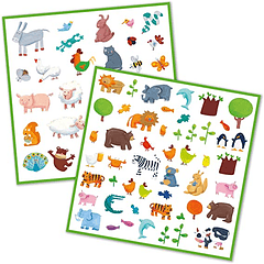Set de 160 Stickers - Animales