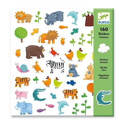 Set de 160 Stickers - Animales