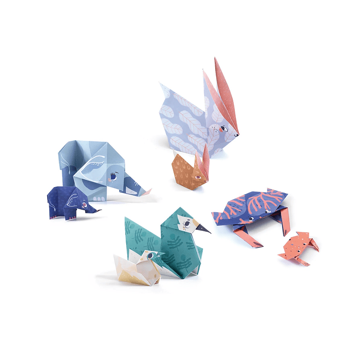 Set de Origami - Familia de Animales 2