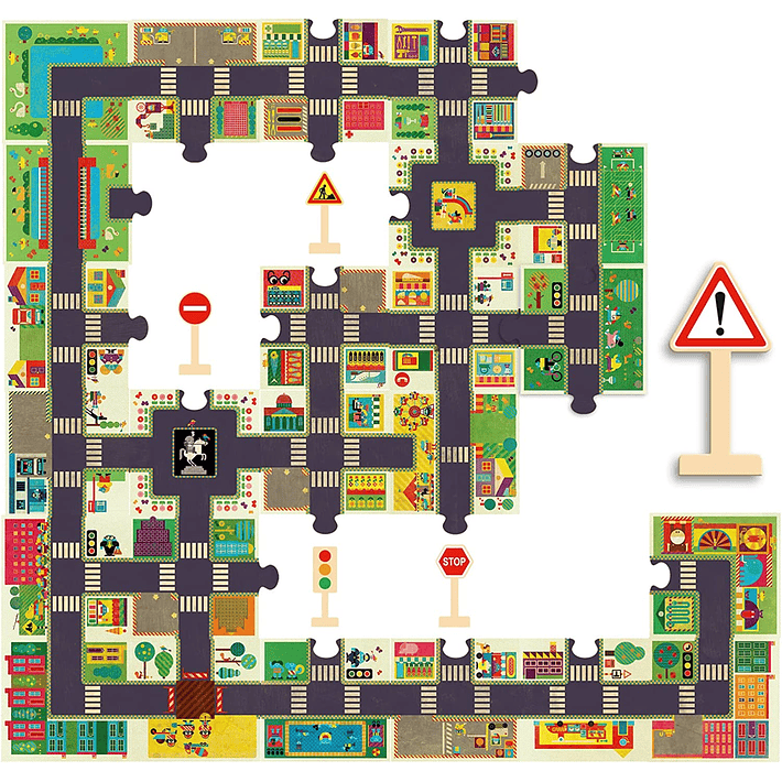 Puzzle de Piso 24 Piezas - Ciudad  3