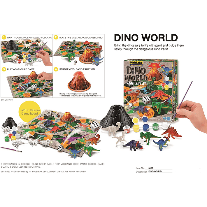 Juego de Mesa Dino World 3