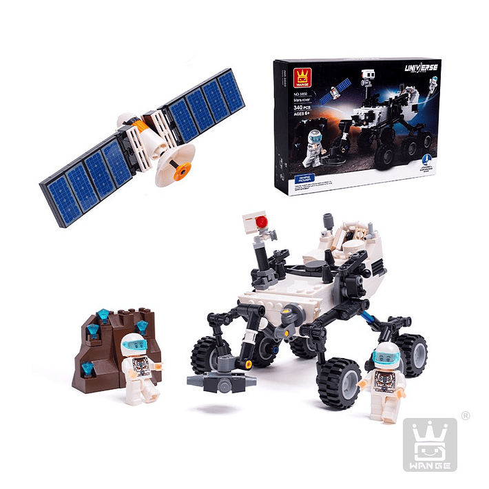 Auto Espacial Armable Mars Rover 2