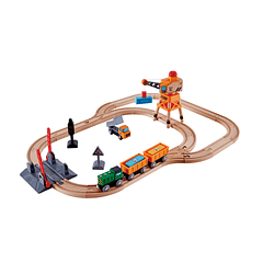 Set Tren de Carga con Vías y Accesorios - Hape