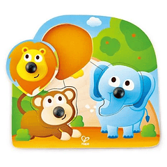 Puzzle de Animales de la Jungla - Hape