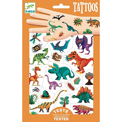 Tatuajes Temporales - Dinosaurios 