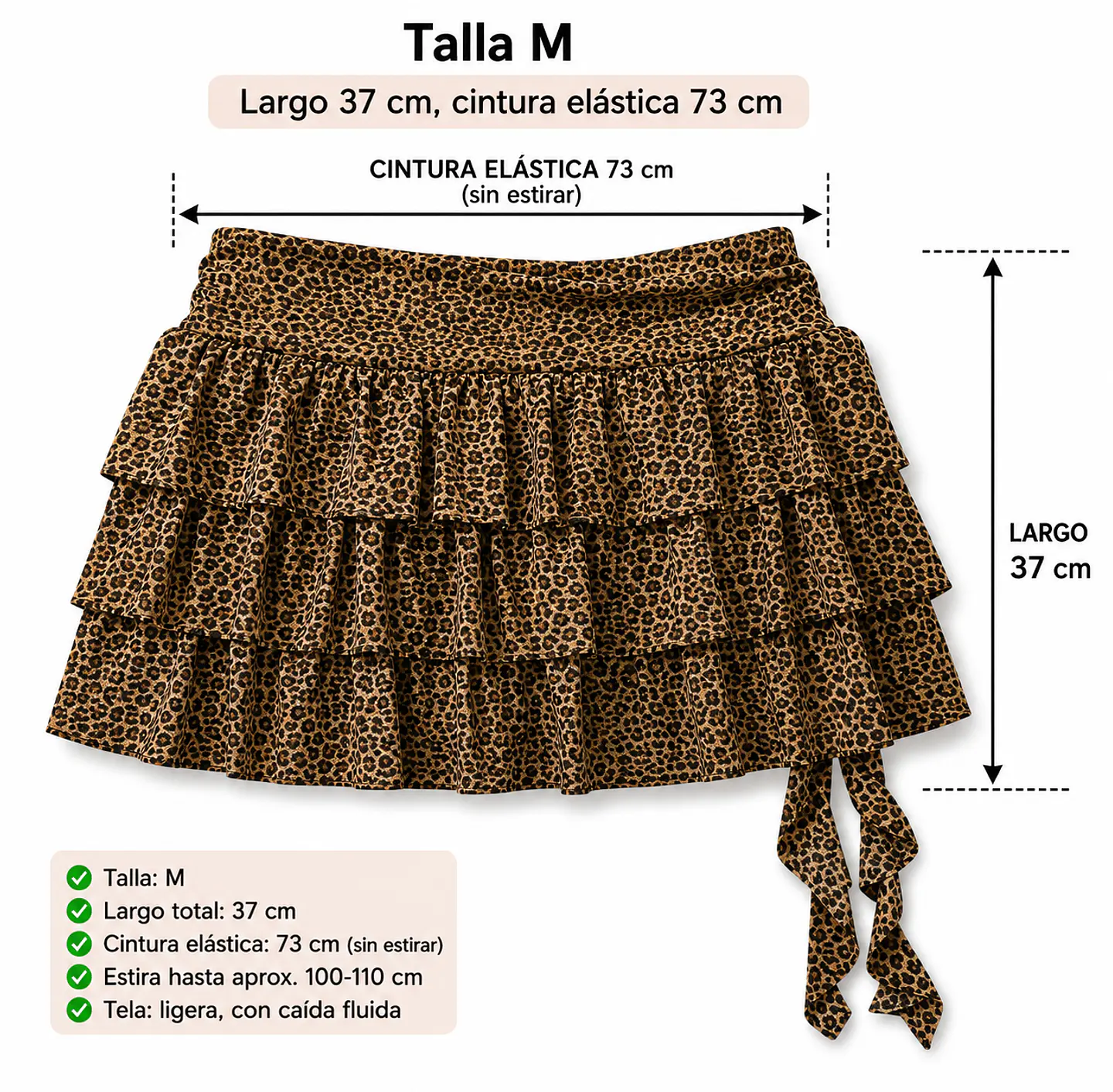 Falda Wild Short 8