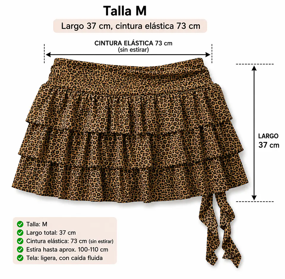 Falda Wild Short 8