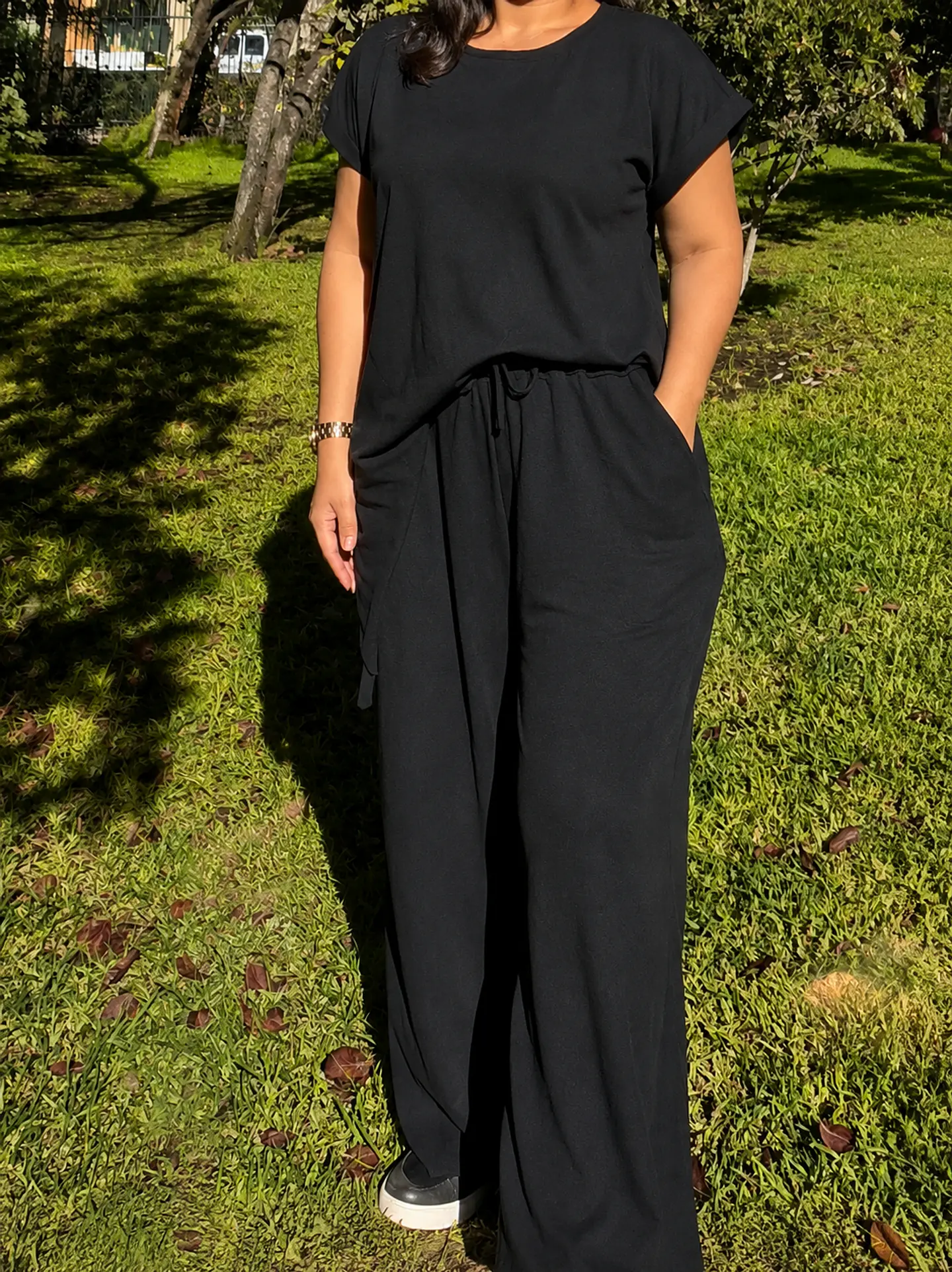 Conjunto Palazzo Negro Mujer Margarita | Talla Única L a XL 3