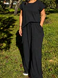 Conjunto Palazzo Negro Mujer Margarita | Talla Única L a XL - Miniatura 3