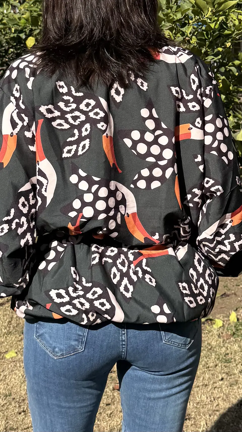 Cortaviento Mujer Wild Larga Estampada 15
