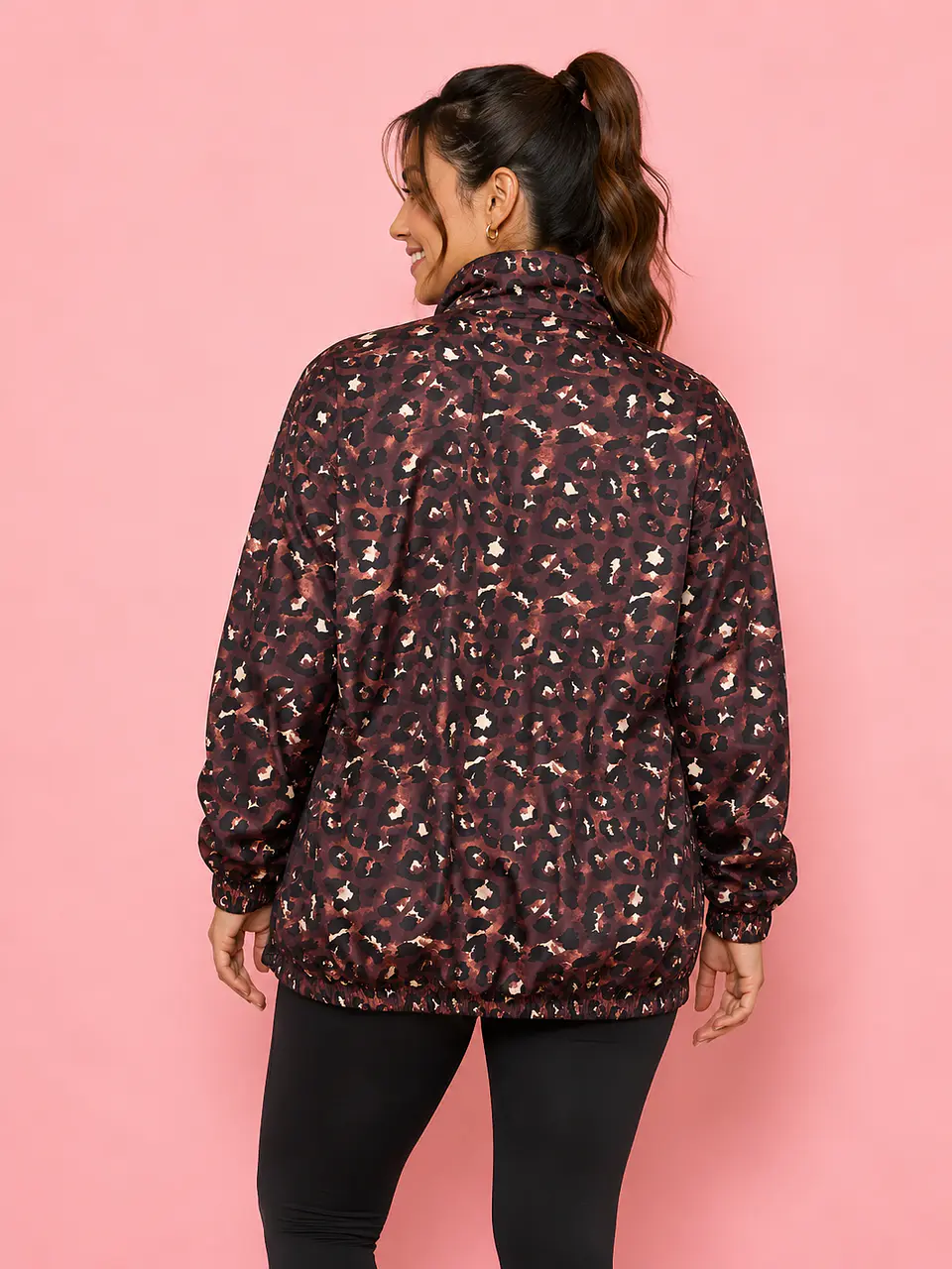 Cortaviento Mujer Wild Larga Estampada 7