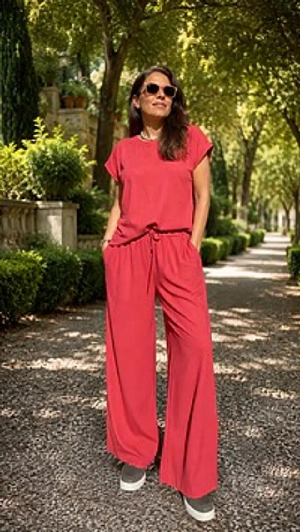 Conjunto Palazzo Mujer Margarita de Viscosa 3