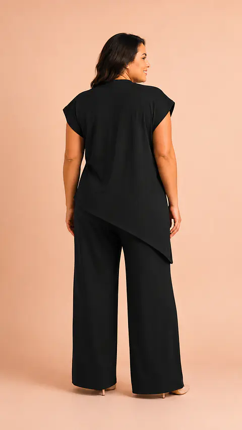 Conjunto Palazzo Negro Mujer Margarita | Talla Única L a XL
