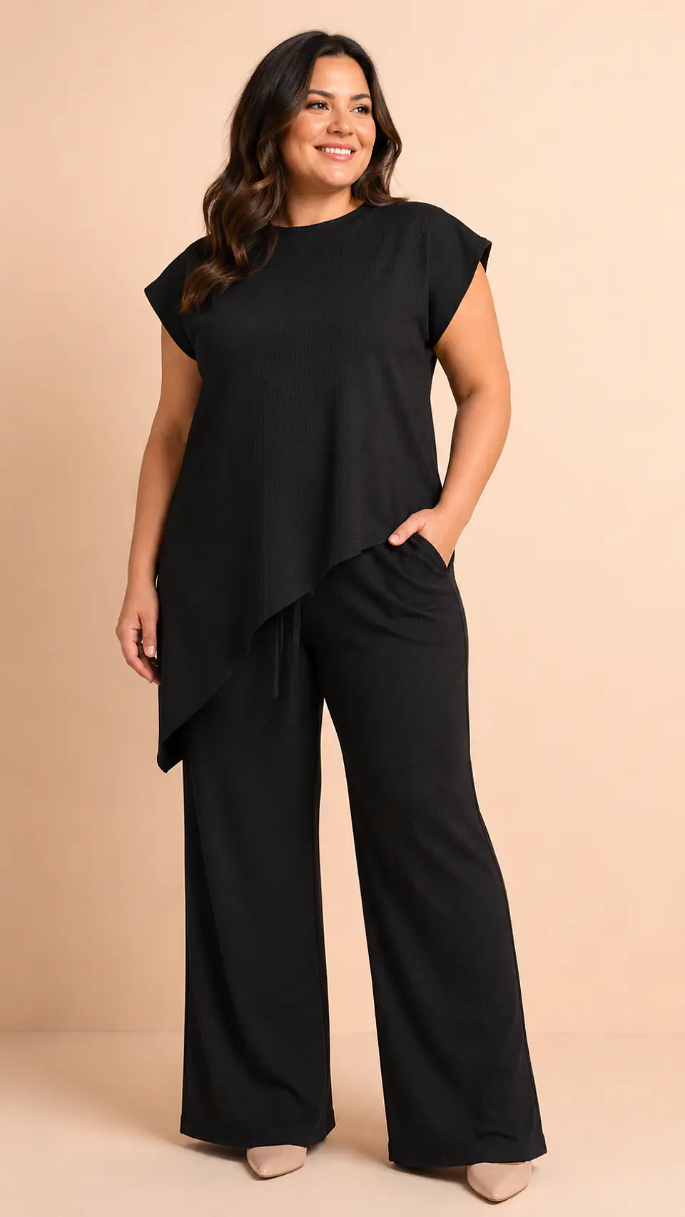 Conjunto Palazzo Negro Mujer Margarita | Talla Única L a XL 1