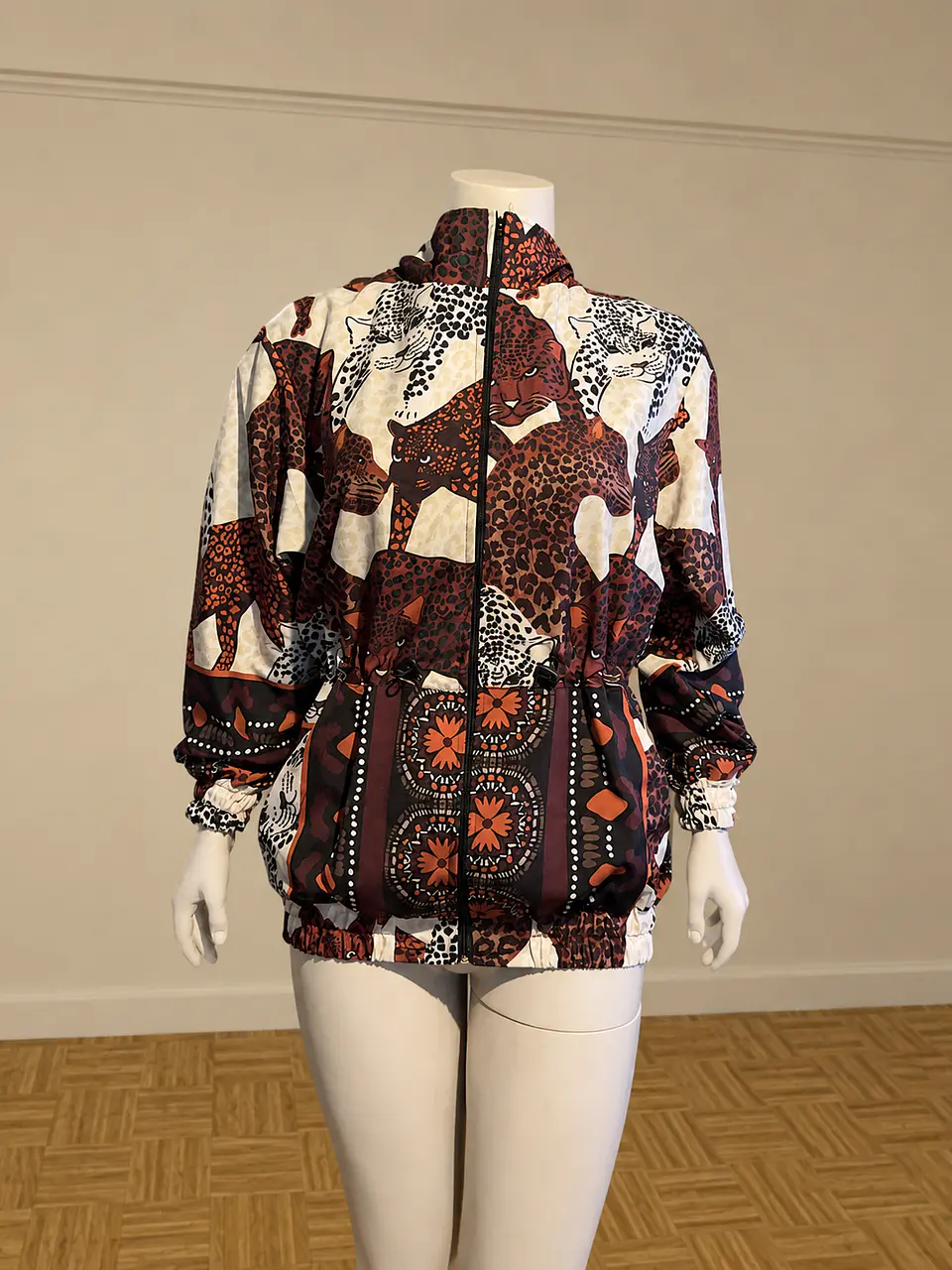 Cortaviento Mujer Wild Larga Estampada 19