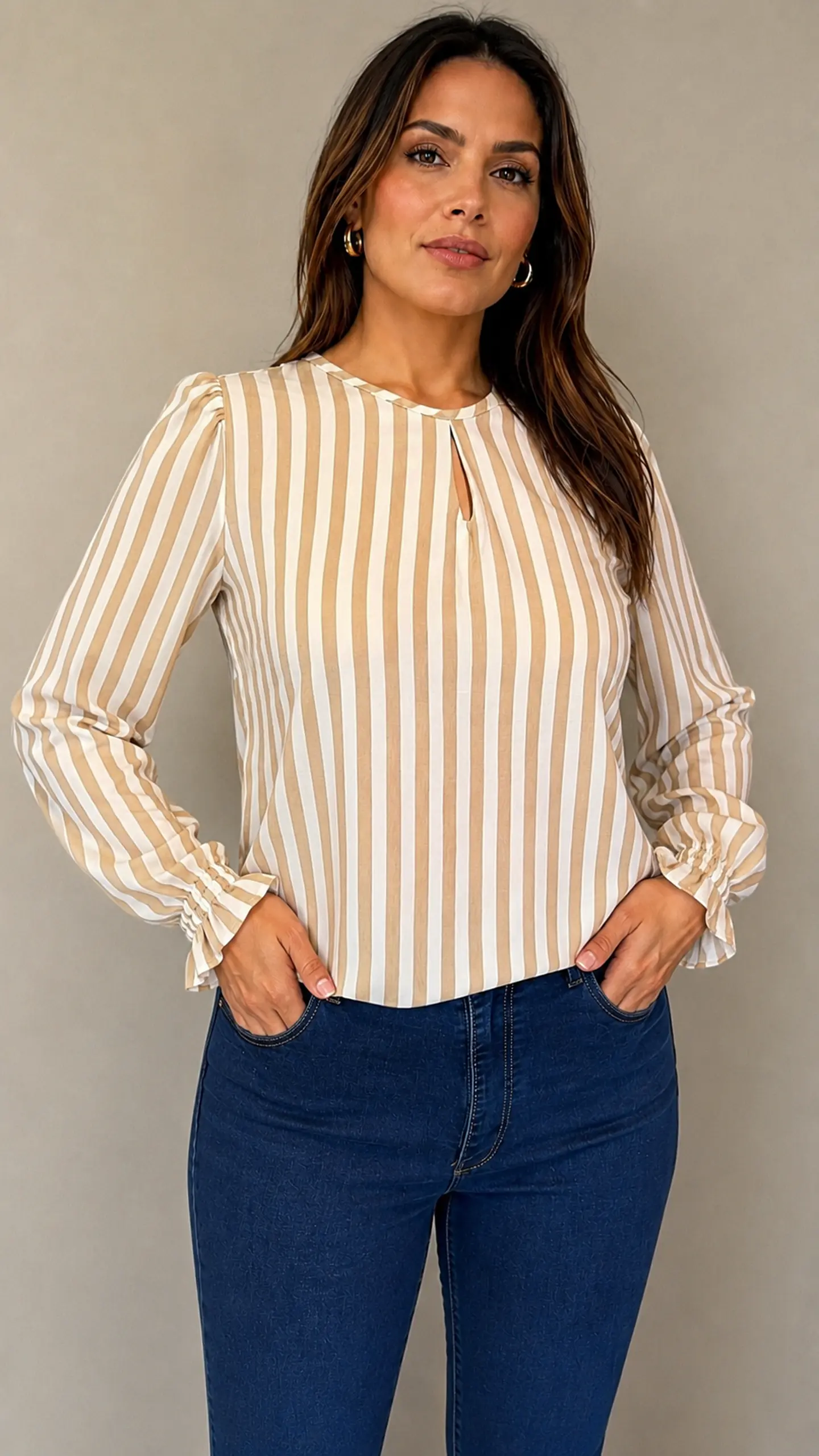Blusa Keroly Mujer Manga Larga 5