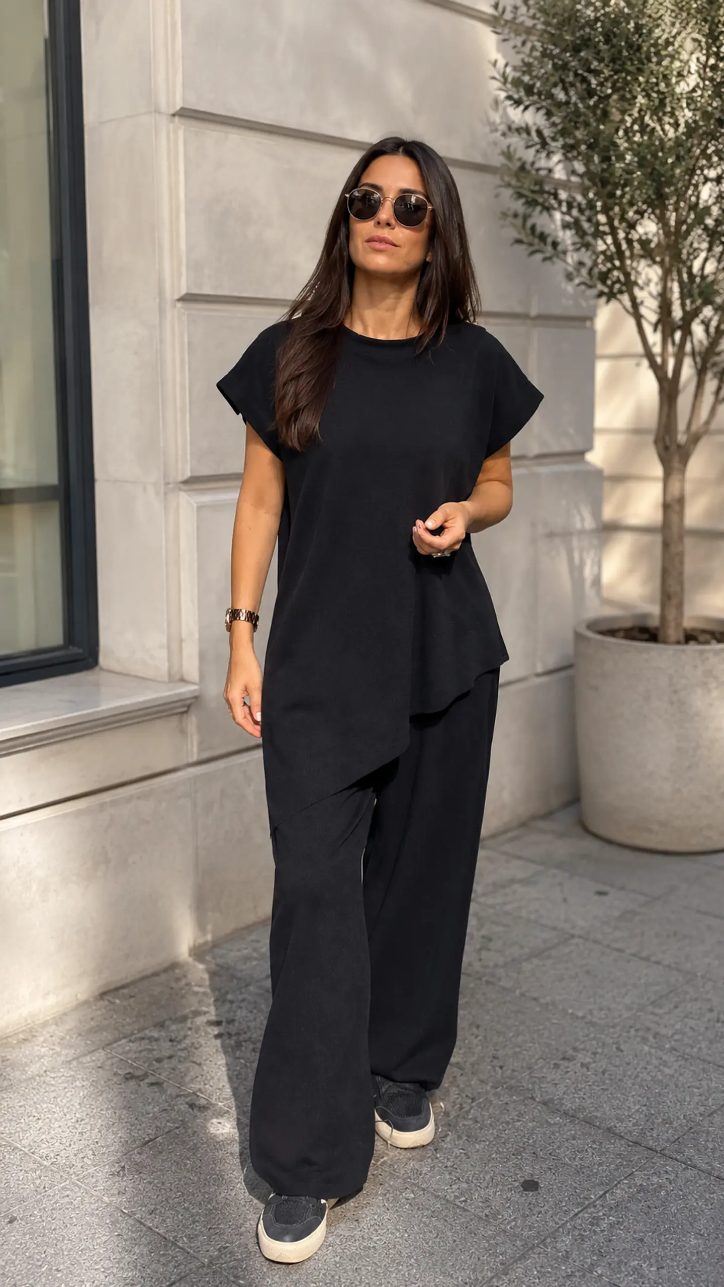 Conjunto Palazzo Negro Mujer Margarita | Talla Única L a XL 3