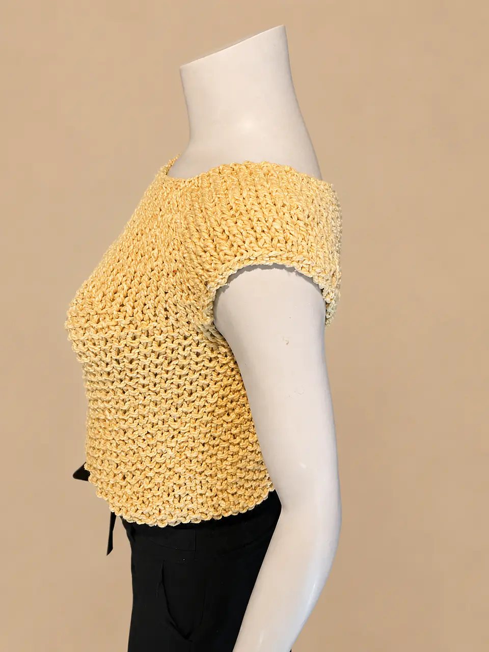 Chaleco Manga Corta Amarillo Vanguardia 4