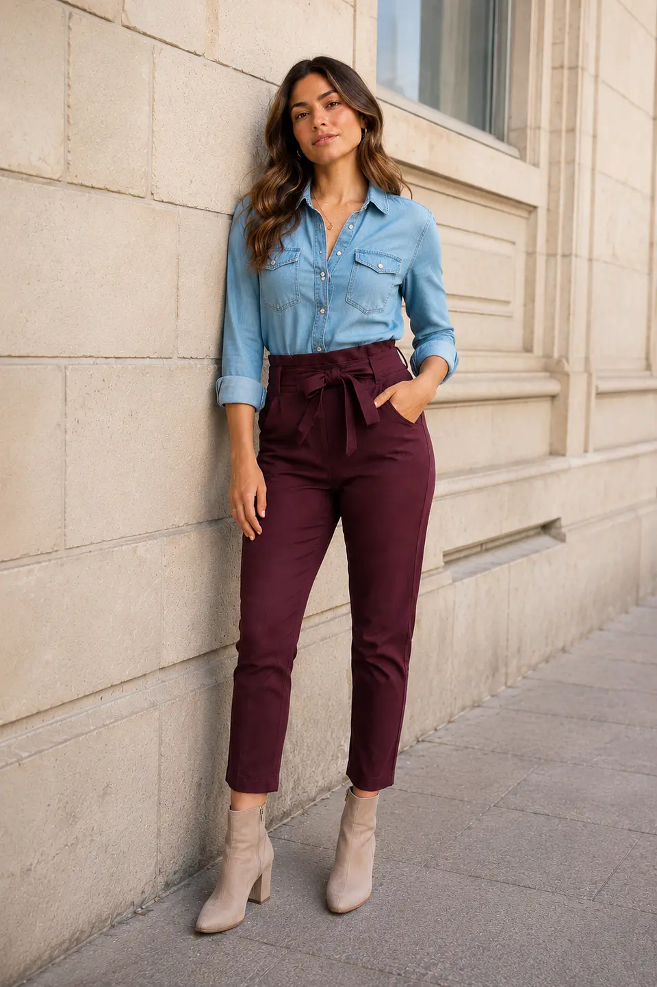 Pantalón Carly Mujer Lino y Viscosa 2