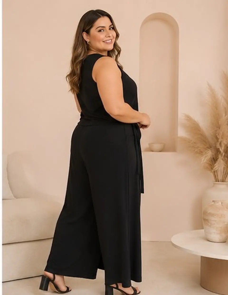 Conjunto Melissa Mujer Viscosa Negro 5