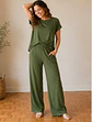 Conjunto Greta Mujer Viscosa Verde Musgo - Miniatura 2