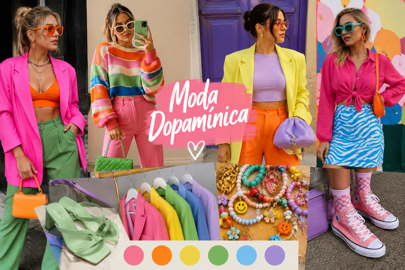 Moda dopamina: la tendencia que promete llenar de color el verano 2027