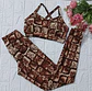 Conjunto Deportivo Café Estampado - Miniatura 1