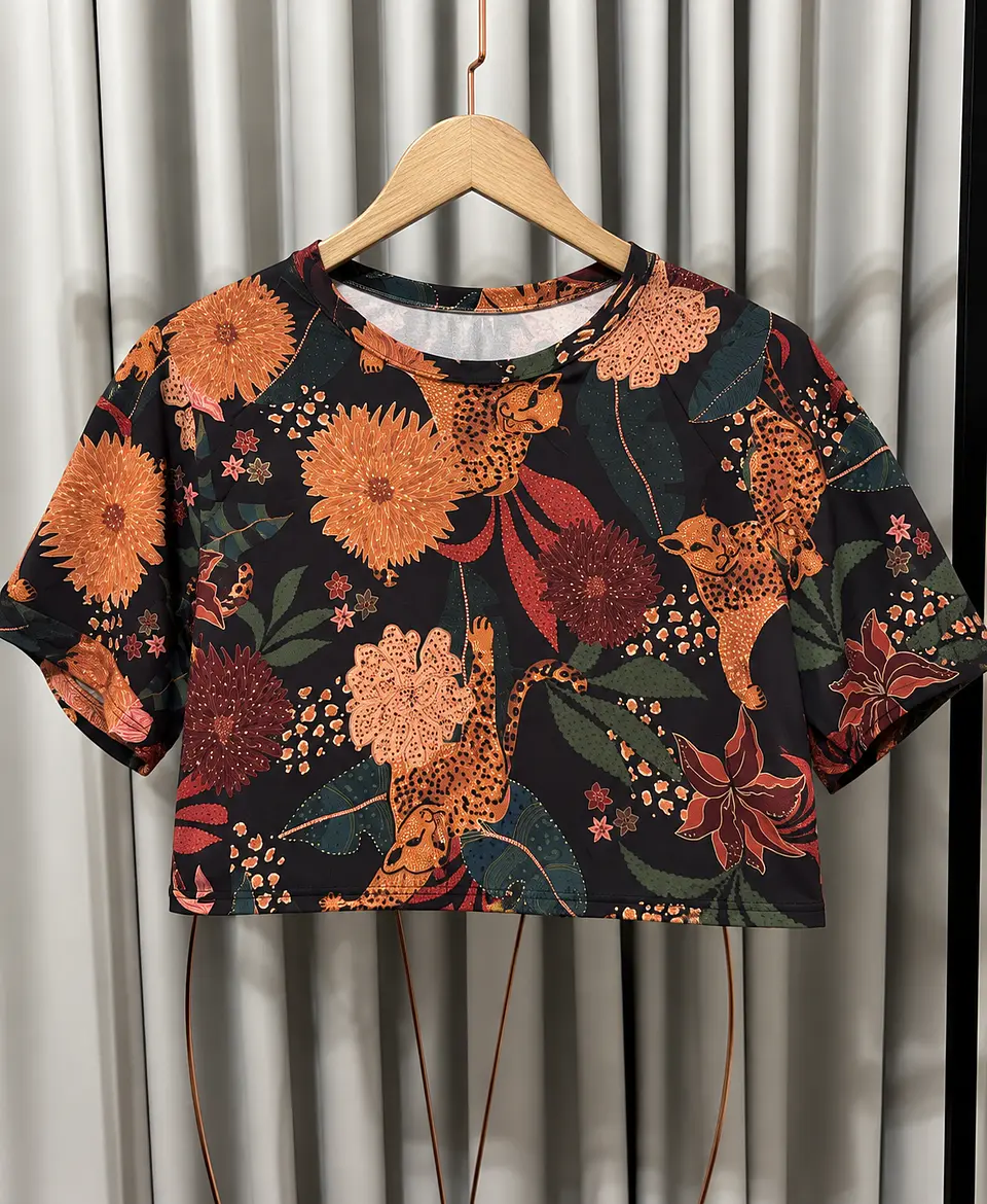 Polera Mujer Otinta Media Manga Estampada 4