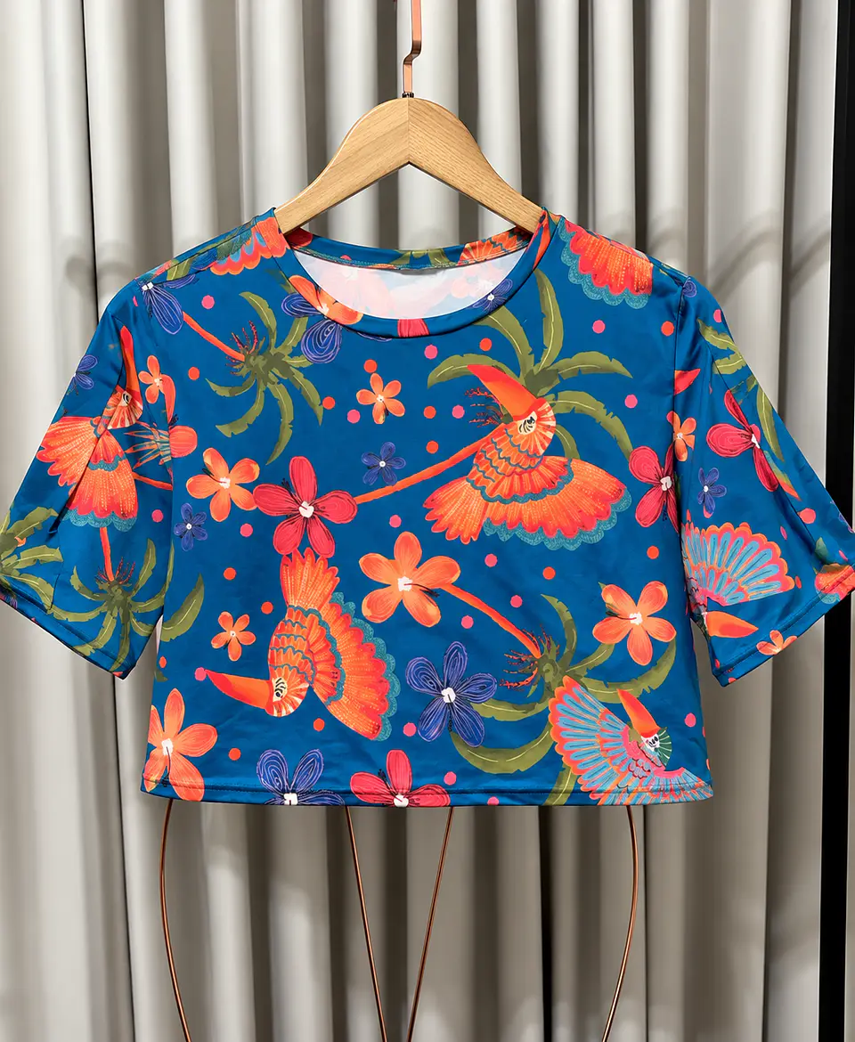Polera Mujer Otinta Media Manga Estampada 5