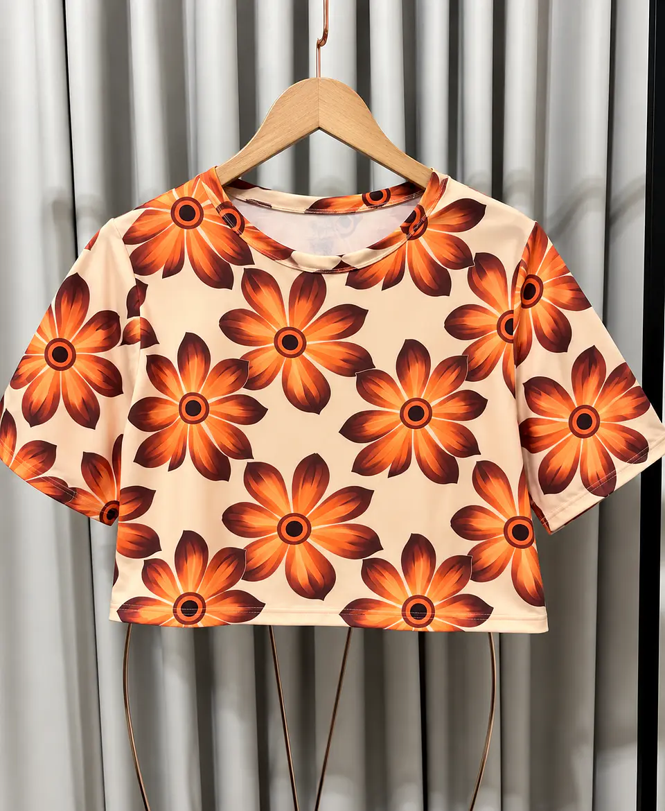 Polera Mujer Otinta Media Manga Estampada 8
