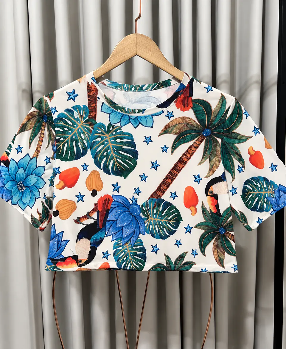 Polera Mujer Otinta Media Manga Estampada 9