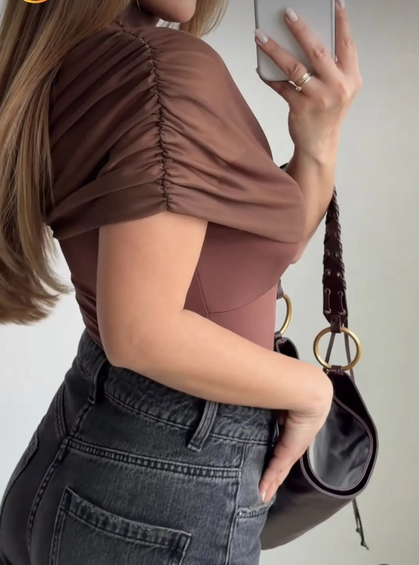 Body Mujer Café Transparencia  | Talla S-L 2