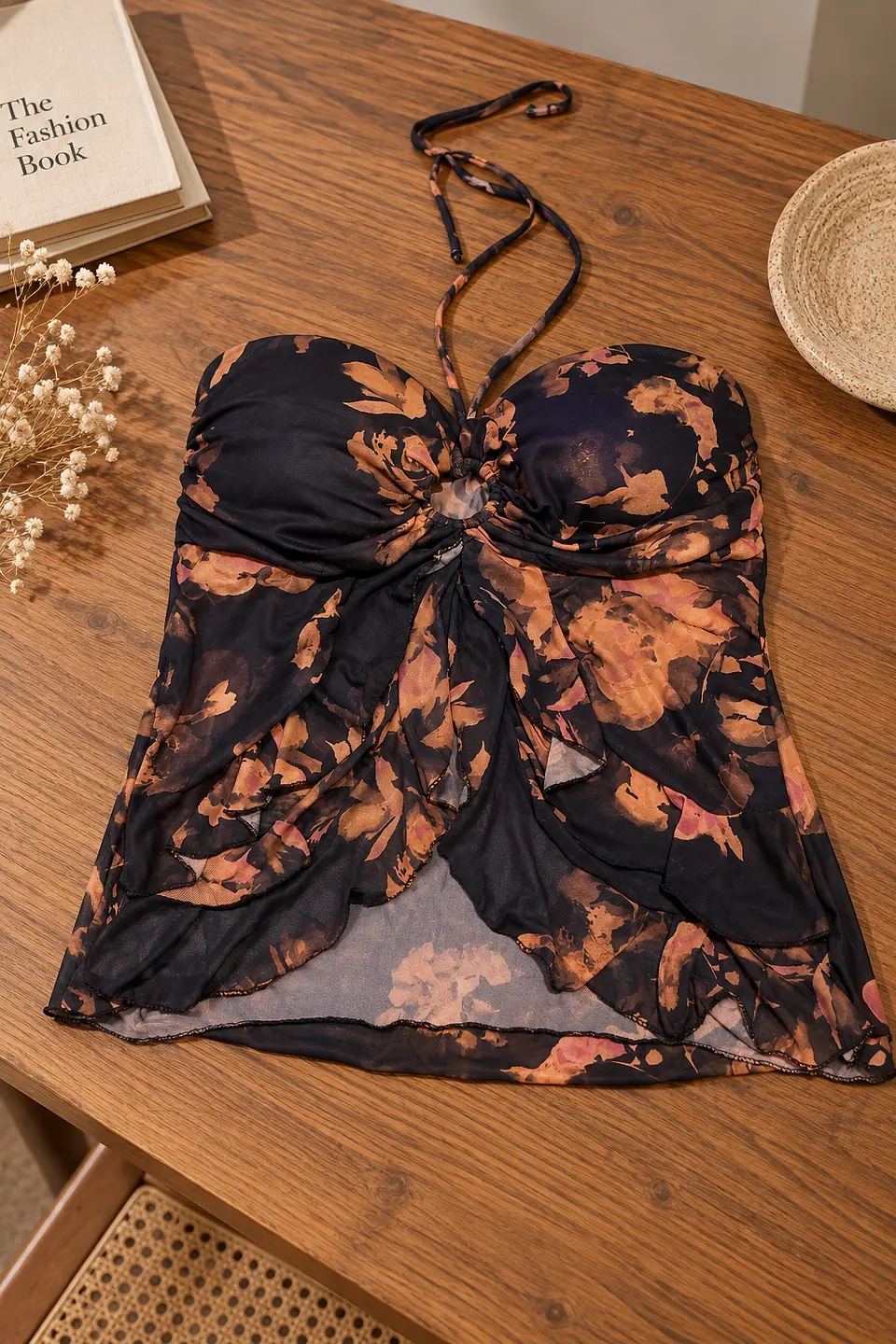 Top Mujer Estampado Rosas Transparencia  | Talla S-M 3