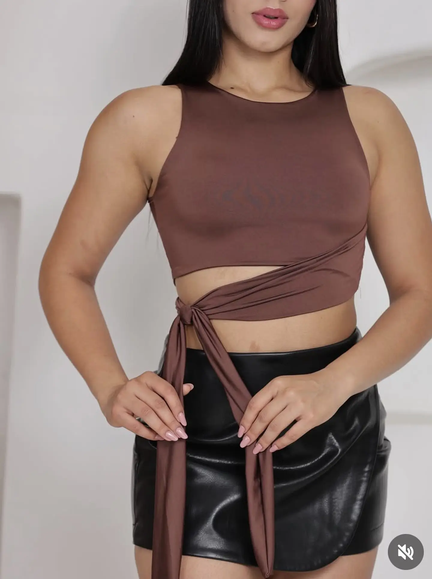 Top Mujer con Lazo Ajustable en la Cintura | Talla S-L 3