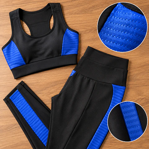 Conjunto Deportivo Mujer Missfit Top y Calza | Talla 42-44