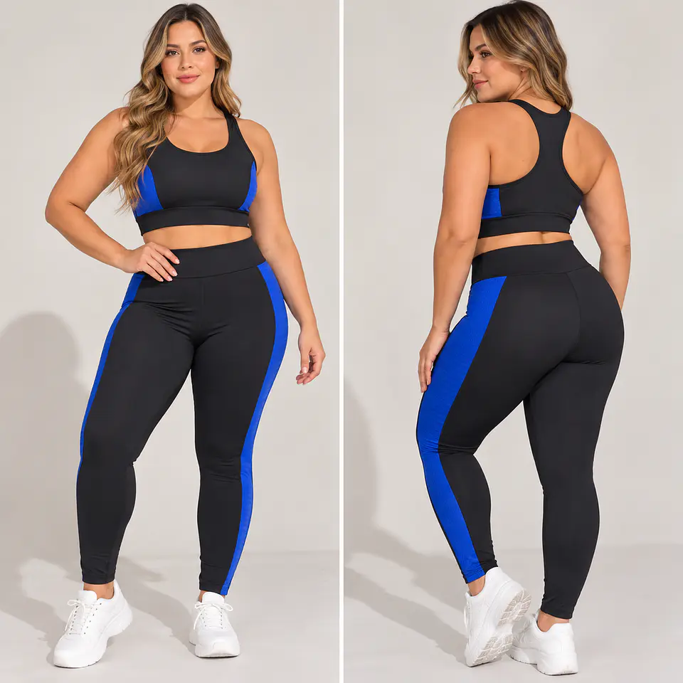 Conjunto Deportivo Mujer Missfit Top y Calza | Talla 42-44 1