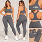 Conjunto Deportivo Los Ángeles Mujer Gris | Talla 36-38 - Miniatura 2