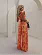 Conjunto Sofía Mujer Estampado | Top y Pantalón Palazzo - Miniatura 3