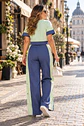Conjunto Jeans Menta Blusa y Pantalón - Miniatura 2