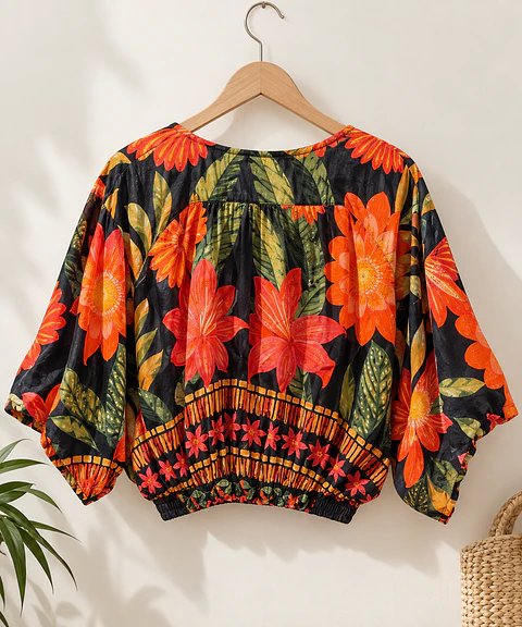 Blusa Floripa Mujer de Viscosa | Talla S-L