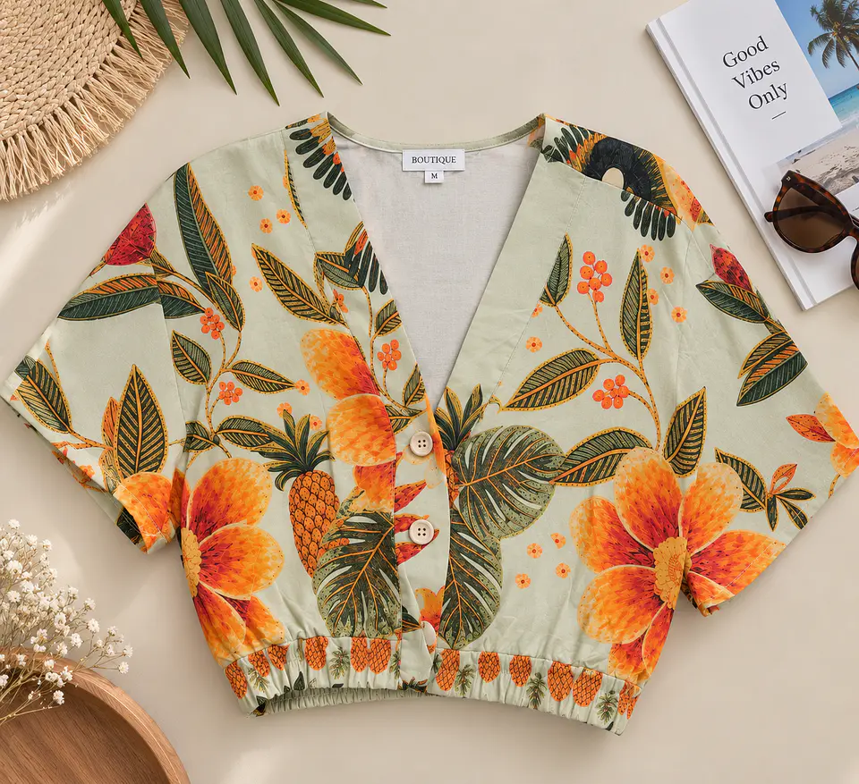 Blusa Floripa Mujer de Viscosa | Talla S-L 3