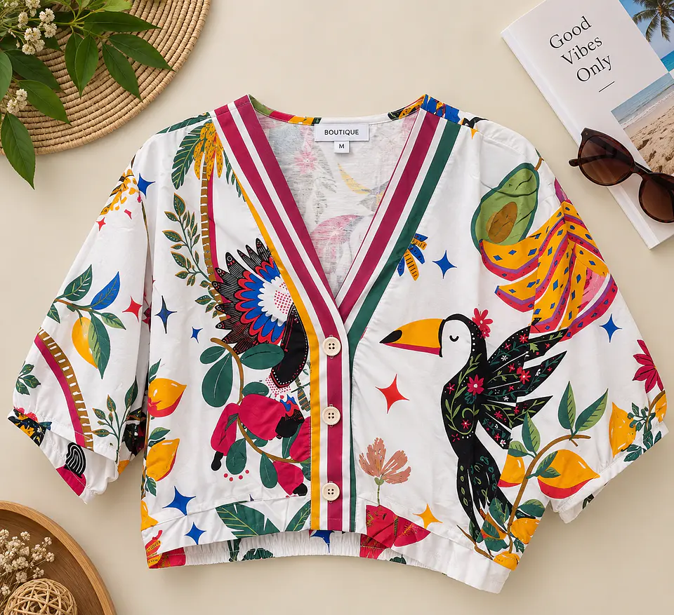 Blusa Floripa Mujer de Viscosa | Talla S-L 5