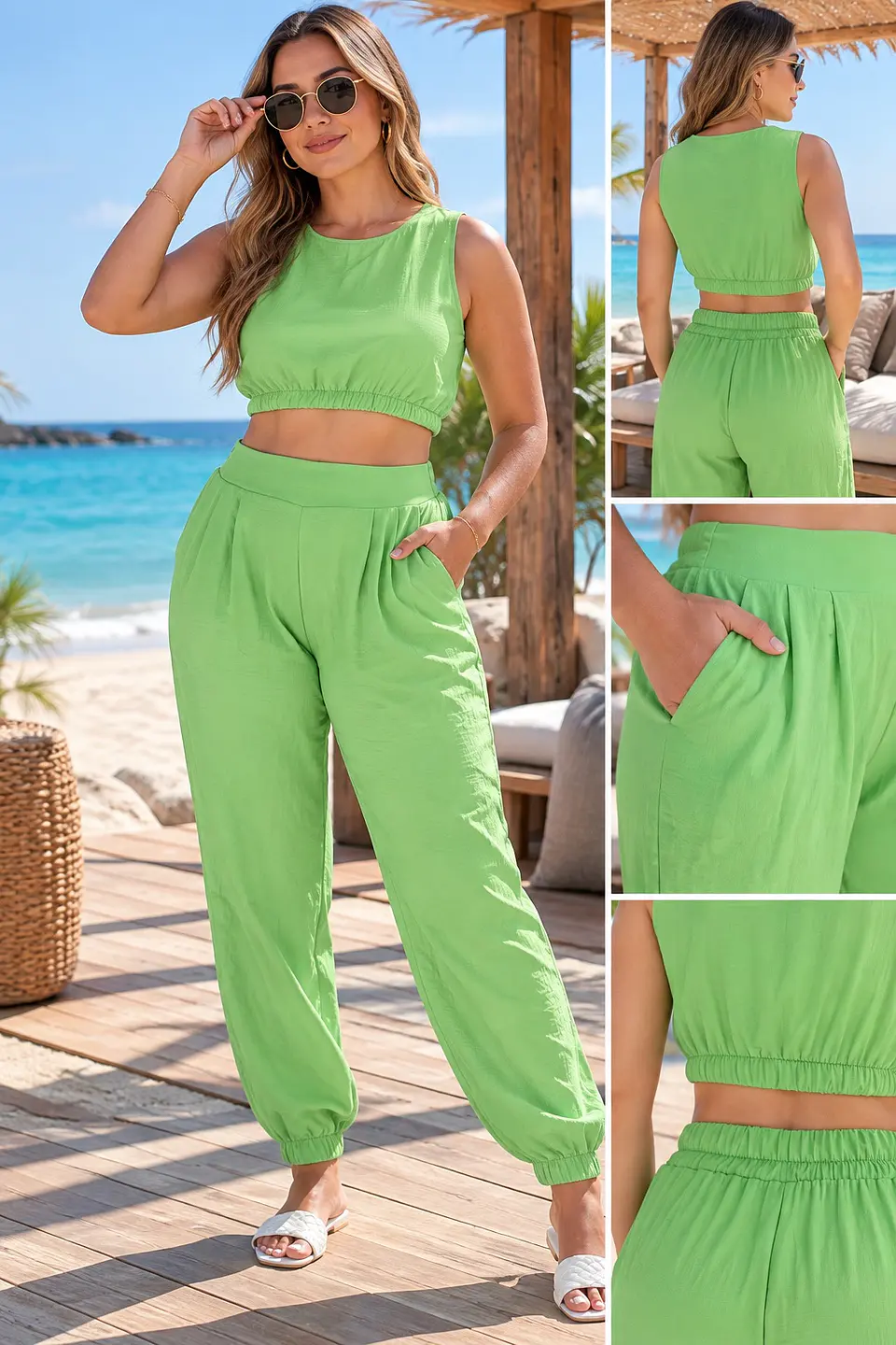 Conjunto Dopamina Mujer | Top y Pantalón 2