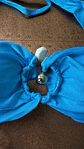 Bikini Mujer Turquesa con Detalle Central y Tiras | Talla P (S) - Miniatura 2