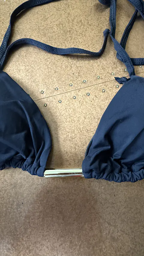 Bikini Mujer de 2 Piezas con Detalle Metálico | Talla P (S)