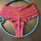 Bikini Mujer Estampado Abstracto Rosa y Naranjo | Talla M - Miniatura 2