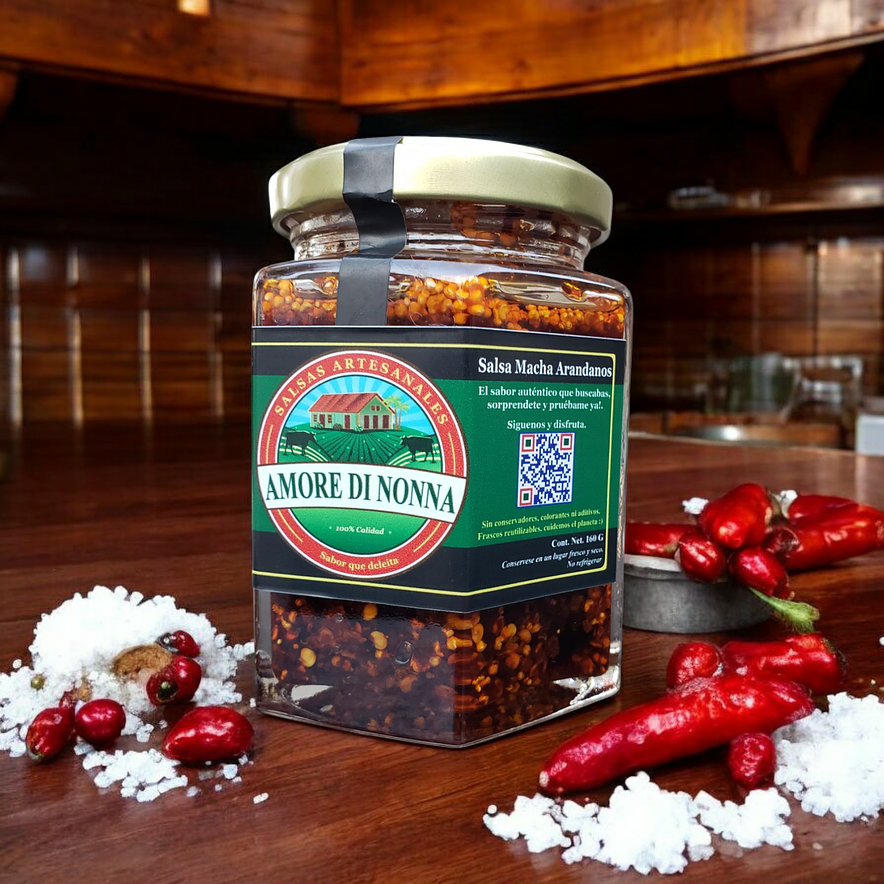 Salsa Macha Gourmet Con Arandanos 160 Gr 1