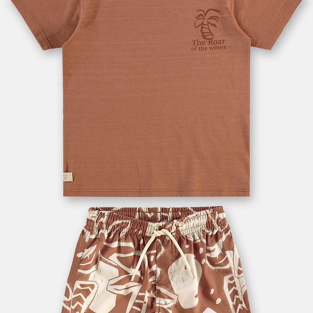 Set Polera y pantalón tropical Up Baby 1